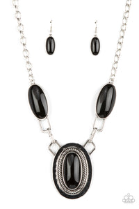 Paparazzi Paparazzi - Count to TENACIOUS - Black Necklace Jewelry