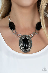 Paparazzi Paparazzi - Count to TENACIOUS - Black Necklace Jewelry