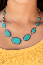 Load image into Gallery viewer, Paparazzi Paparazzi - Fashion Fix - Elemental Eden - Blue Turquoise Necklace Jewelry