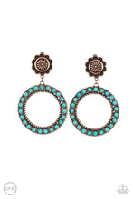Load image into Gallery viewer, Paparazzi Paparazzi - Playfully Prairie - Copper Clip-On Earrings Jewelry