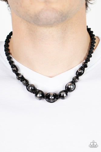 Paparazzi - Loose Cannon - Black Urban Necklace