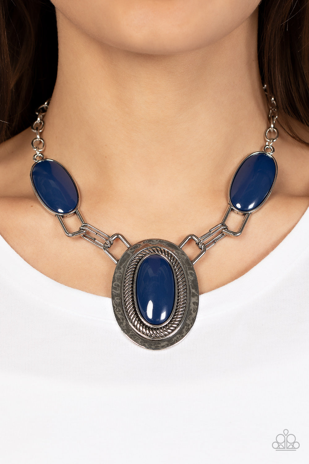 Paparazzi Paparazzi - Count to TENACIOUS - Blue Necklace Jewelry