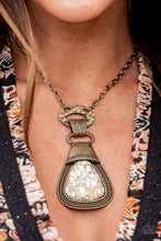 Load image into Gallery viewer, Paparazzi Paparazzi - Rodeo Royale - Brass Necklace Necklaces