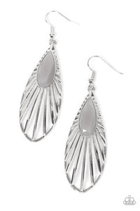 Paparazzi Paparazzi - WING-A-Ding-Ding - Silver Earrings Jewelry