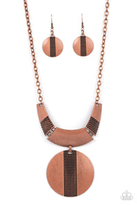 Paparazzi Paparazzi - Metallic Enchantress - Copper Necklace Jewelry