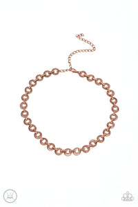 Paparazzi Paparazzi - Grit and Grind - Copper Choker Necklace Jewelry
