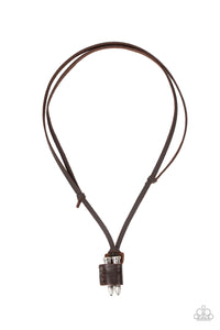 Paparazzi - On the Lookout - Brown Urban Necklace