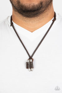 Paparazzi - On the Lookout - Brown Urban Necklace