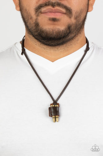 Paparazzi - On the Lookout - Brass Urban Necklace