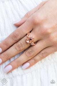 Paparazzi Paparazzi - Law of Attraction - Rose Gold Ring Jewelry