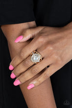 Load image into Gallery viewer, Paparazzi - Understated Drama - Gold Ring