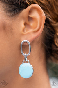 Paparazzi Paparazzi - Fashion Fix -Drop a TINT - Blue Earrings Jewelry