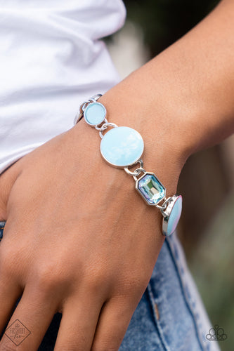 Paparazzi Paparazzi Fashion Fix - Dreamscape Dazzle - Blue Bracelet Jewelry