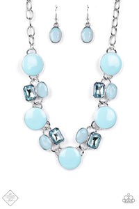 Paparazzi Paparazzi Fashion Fix - Dreaming in MULTICOLOR - Blue Necklace Jewelry
