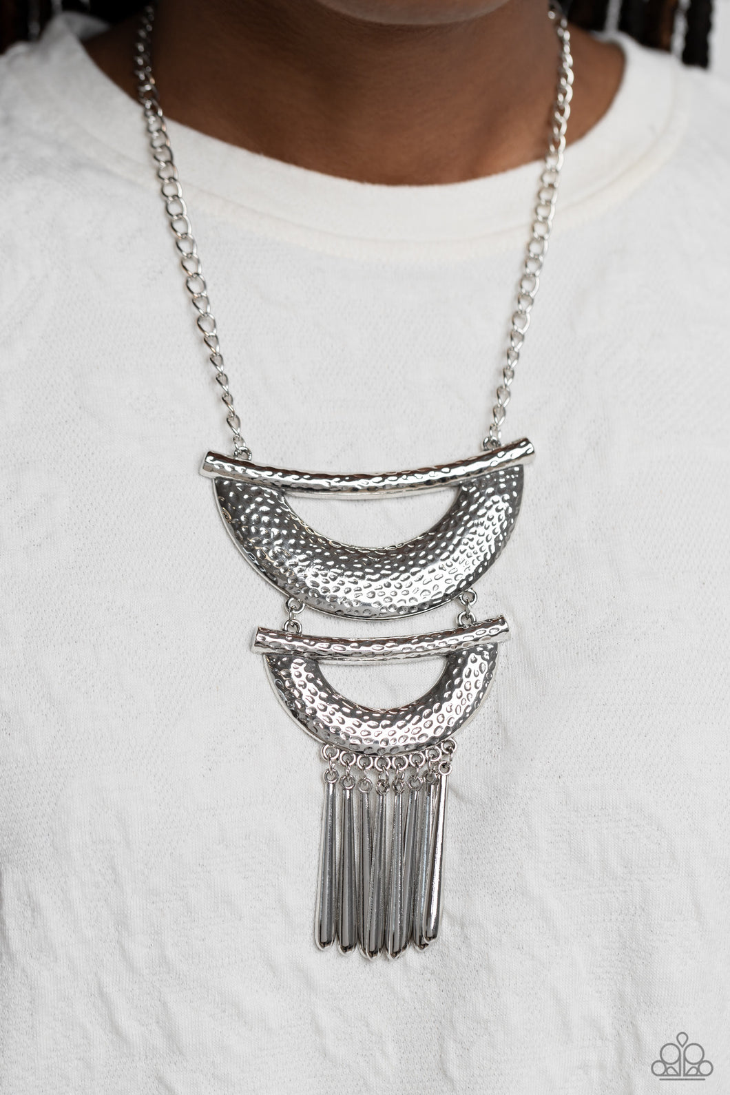 Paparazzi -Fringe Festival - Silver Necklace