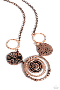 Paparazzi - Mysterious Masterpiece - Copper Necklace