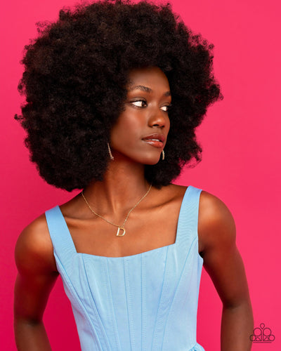 Paparazzi - Leave Your Initials - Gold - D