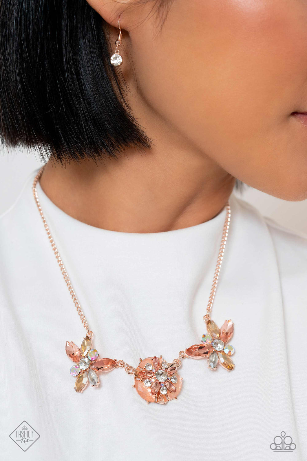 Paparazzi - Soft-Hearted Series - Rose Gold Necklace