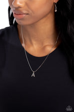 Load image into Gallery viewer, Paparazzi - Seize the Initial - Silver - A Necklace