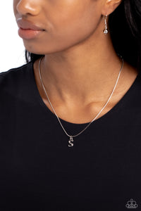 Paparazzi - Seize the Initial - Silver - S Necklace
