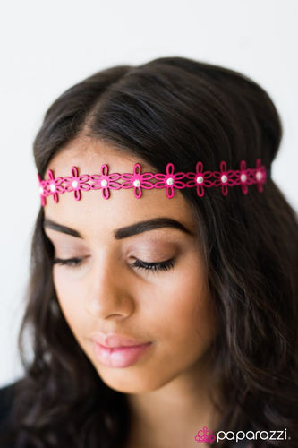 Paparazzi - Hot Pink Head Band - Hair Accessory - Paparazzi Accessories