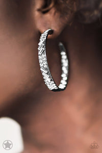GLITZY By Association - Gunmetal Earrings - Paparazzi Accessories - Paparazzi Accessories