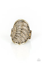 Load image into Gallery viewer, Paparazzi - Dazzle Daze - Brass Ring - Paparazzi Accessories