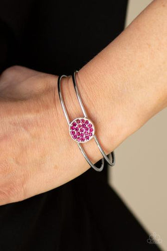 Paparazzi Paparazzi - Dial Up The Dazzle - Pink Bracelet Bracelets