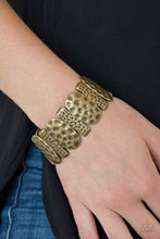 Load image into Gallery viewer, Cave Cache Brass Bracelet- Paparazzi Accessories - Paparazzi Accessories