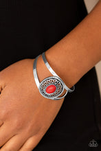 Load image into Gallery viewer, Deep in the TUMBLEWEEDS Red Bracelet - Paparazzi Accessories - Paparazzi Accessories