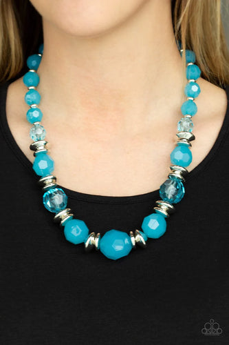 Paparazzi Dine and Dash Blue Necklace