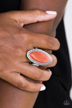 Load image into Gallery viewer, Eco Ego - Orange Ring-Paparazzi Accessories - Paparazzi Accessories