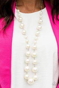 Fashion Fix - Fiercely 5th Avenue - Pearl Necklace Set -Paparazzi Accessories - Paparazzi Accessories