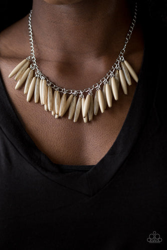 Full Of Flavor - Brown Necklace - Paparazzi Accessories - Paparazzi Accessories