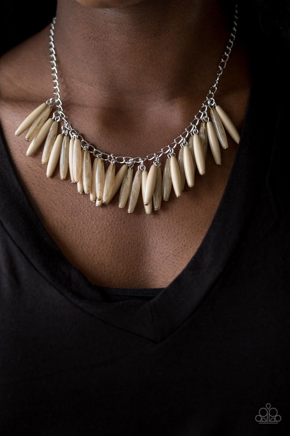 Full Of Flavor - Brown Necklace - Paparazzi Accessories - Paparazzi Accessories
