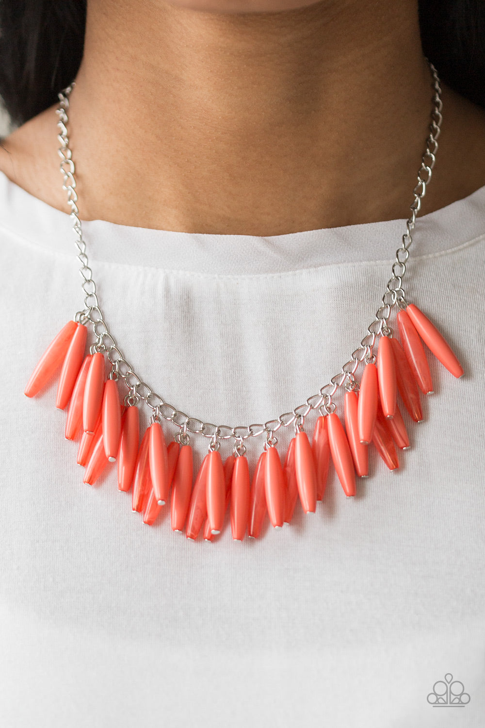 Paparazzi orange necklace discount