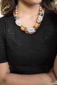 In Good Glazes Peach Necklace - Paparazzi Accessories - Paparazzi Accessories