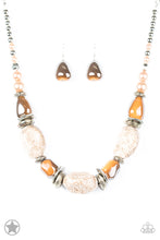 Load image into Gallery viewer, In Good Glazes Peach Necklace - Paparazzi Accessories - Paparazzi Accessories