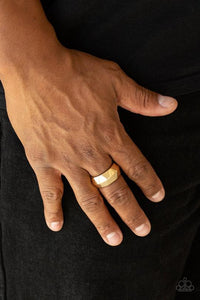 Paparazzi - Industrial Mechanic - Gold Ring - Paparazzi Accessories