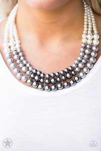 Lady in Waiting Pearls Multi Necklace  - Paparazzi Accessories - Paparazzi Accessories