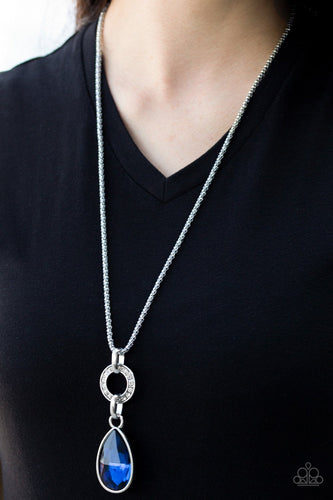 Lookin' Like A Million Blue Necklace - Paparazzi Accessories - Paparazzi Accessories