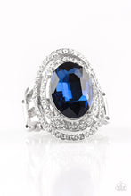 Load image into Gallery viewer, Making History - Blue Ring - Paparazzi Accessories - Paparazzi Accessories