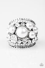 Load image into Gallery viewer, Money On My Mind White Ring - Paparazzi Accessories - Paparazzi Accessories