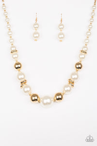 New York Nightlife Gold Necklace - Paparazzi Accessories - Paparazzi Accessories