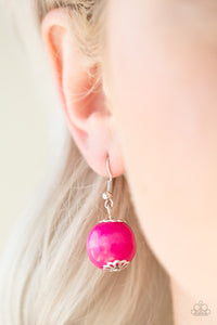 Oh My Miami - RED-Wood Necklace -Paparazzi Jewelry - Paparazzi Accessories