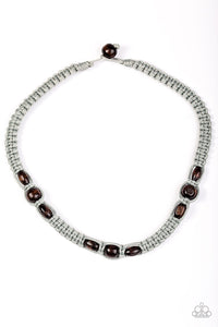 PIER Review - Silver Necklace-Paparazzi Accessories - Paparazzi Accessories