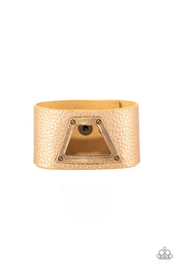 Power Play - Brass Urban Bracelet - Paparazzi Accessories - Paparazzi Accessories