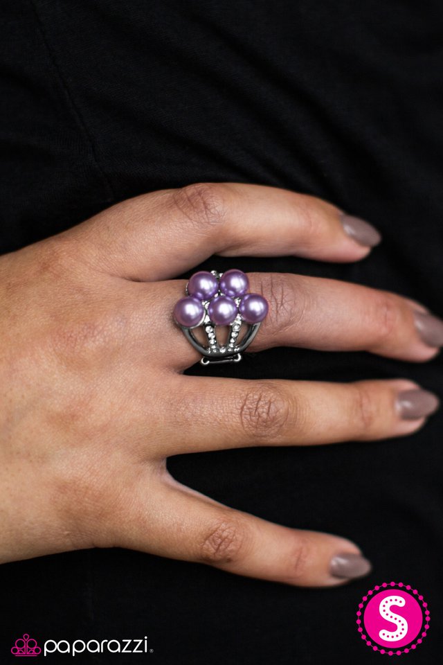 Can You Keep a SEA-cret? Purple Ring - Paparazzi Accessories - Paparazzi Accessories