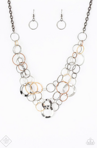 Paparazzi - Main Street Mechanics - Multi Necklace - Paparazzi Accessories