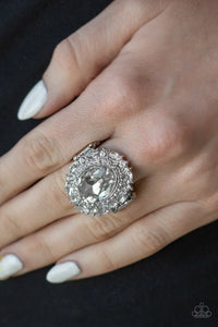 Paparazzi Paparazzi - Show Glam  - White Ring Apparel & Accessories